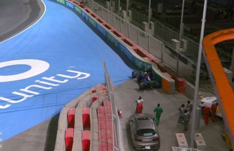 Nicholas Latifi bateu forte no in&iacute;cio do Q1 na Ar&aacute;bia Saudita 