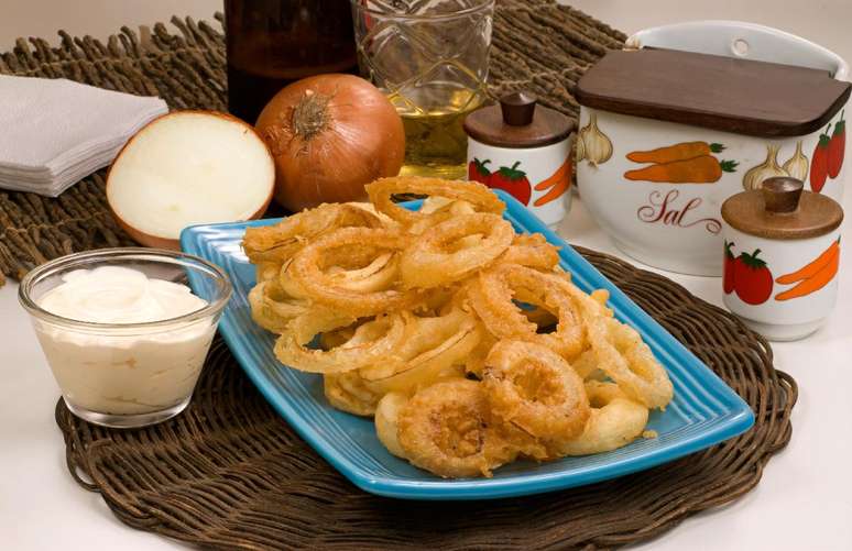 Onion rings &ndash; Foto: Reprodu&ccedil;&atilde;o