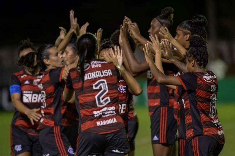 O Flamengo fez mais uma vítima no Brasileirão Feminino, nesta segunda-feira, e goleou o Real Brasília (Marcelo Cortes / Flamengo)