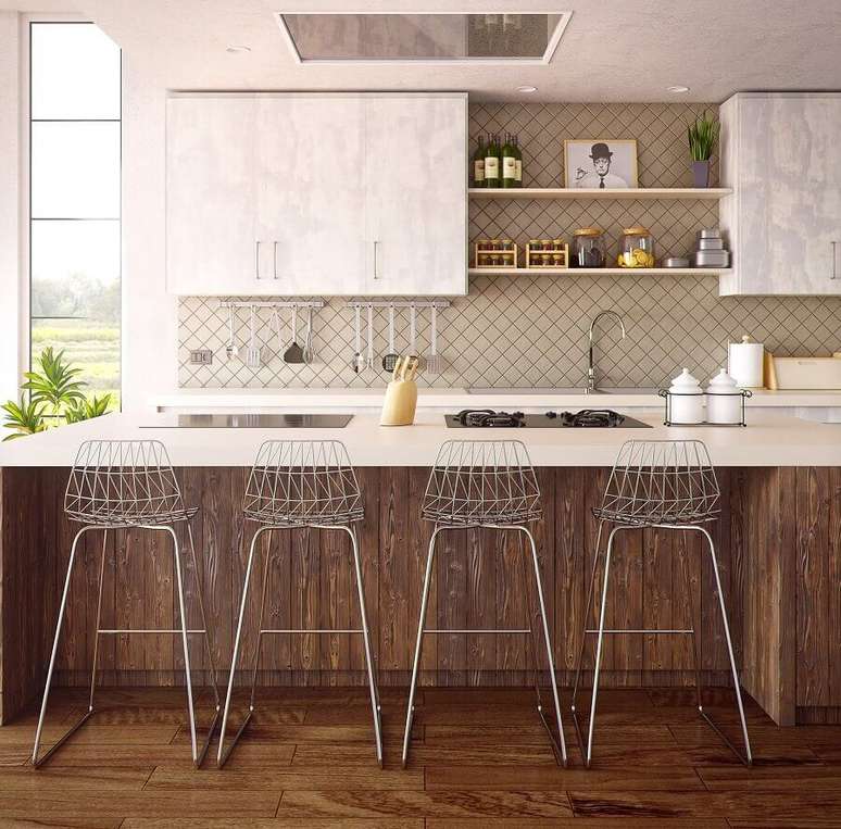 2. Para se ter praticidade na cozinha mantenha o espaço sempre bem organizado – Foto: Pixabay