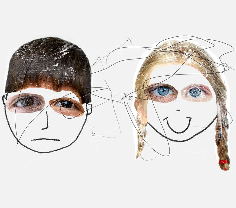 "Por que ela é tão linda? E o que aconteceu com você?"