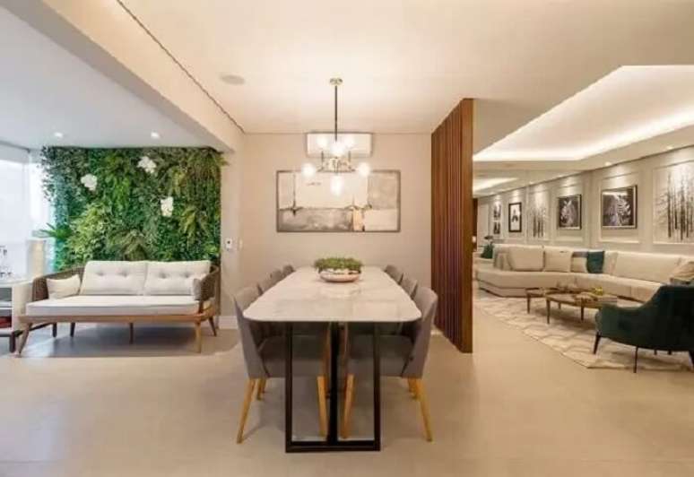 64. Varanda integrada com muro ingl&ecirc;s. Fonte: Art Lilac