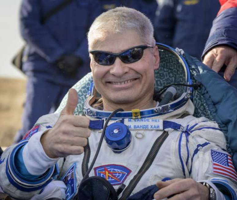 O astronauta americano Mark Vande Hei