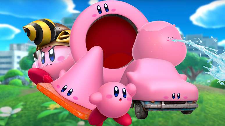 Modo Mouthful é uma das novas e divertidas mecânica de Kirby