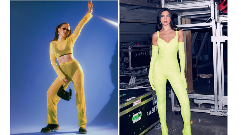 Maisa e Dua Lipa (Fotos: Reprodu&ccedil;&atilde;o/Instagram)