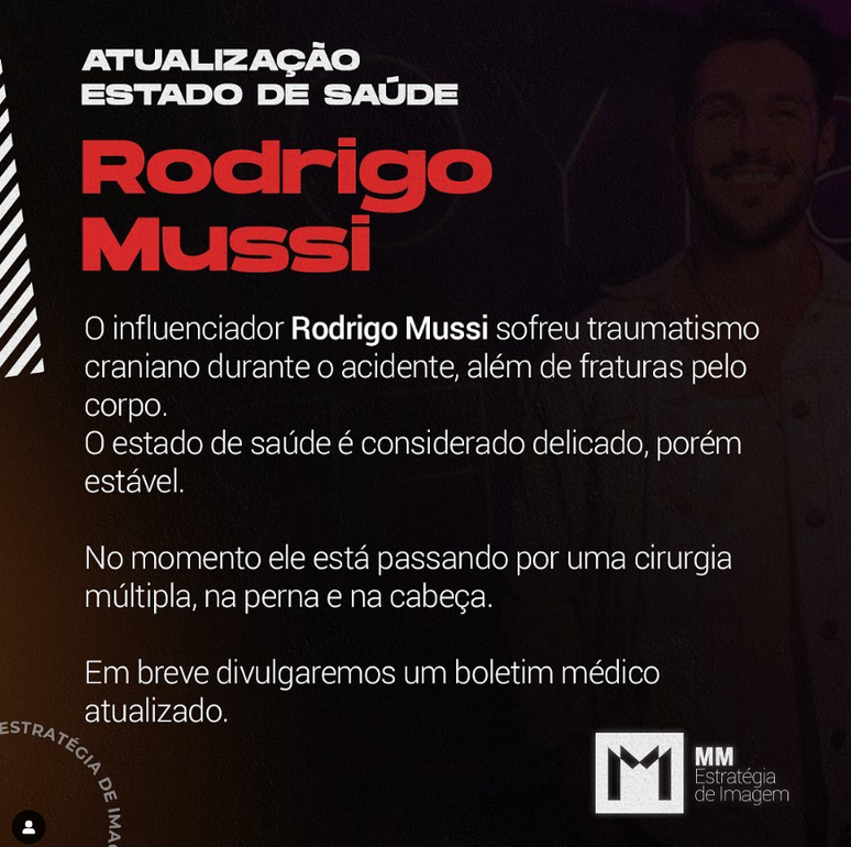 Nota oficial Rodrigo Mussi