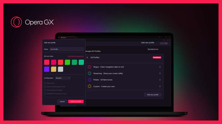 Opera GX ganha recursos para melhorar streaming
