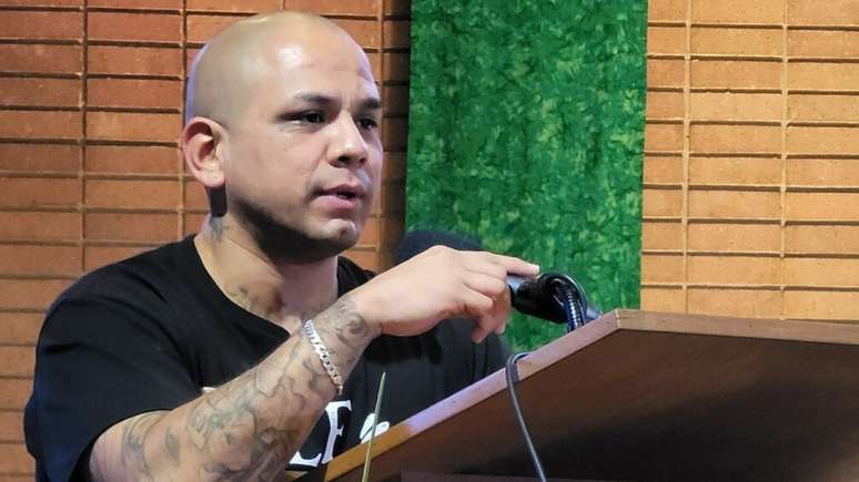 John Lucio, filho mais velho de Melissa