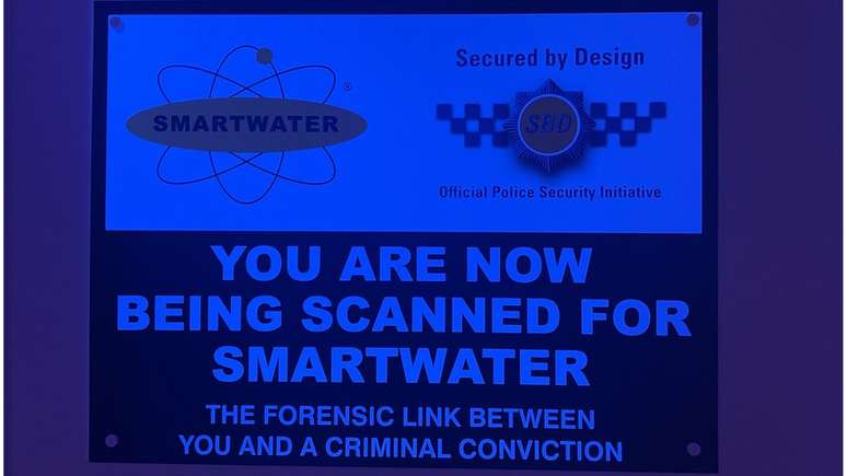 SmartWater signage
