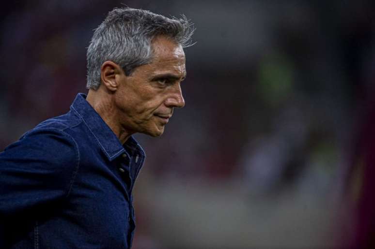 Paulo Sousa em registro após o vice do Flamengo no Cariocão (Foto: Paula Reis / Flamengo)