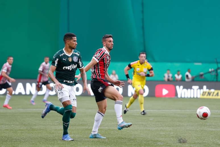 Calleri não conseguiu balançar a rede no Allianz Parque 