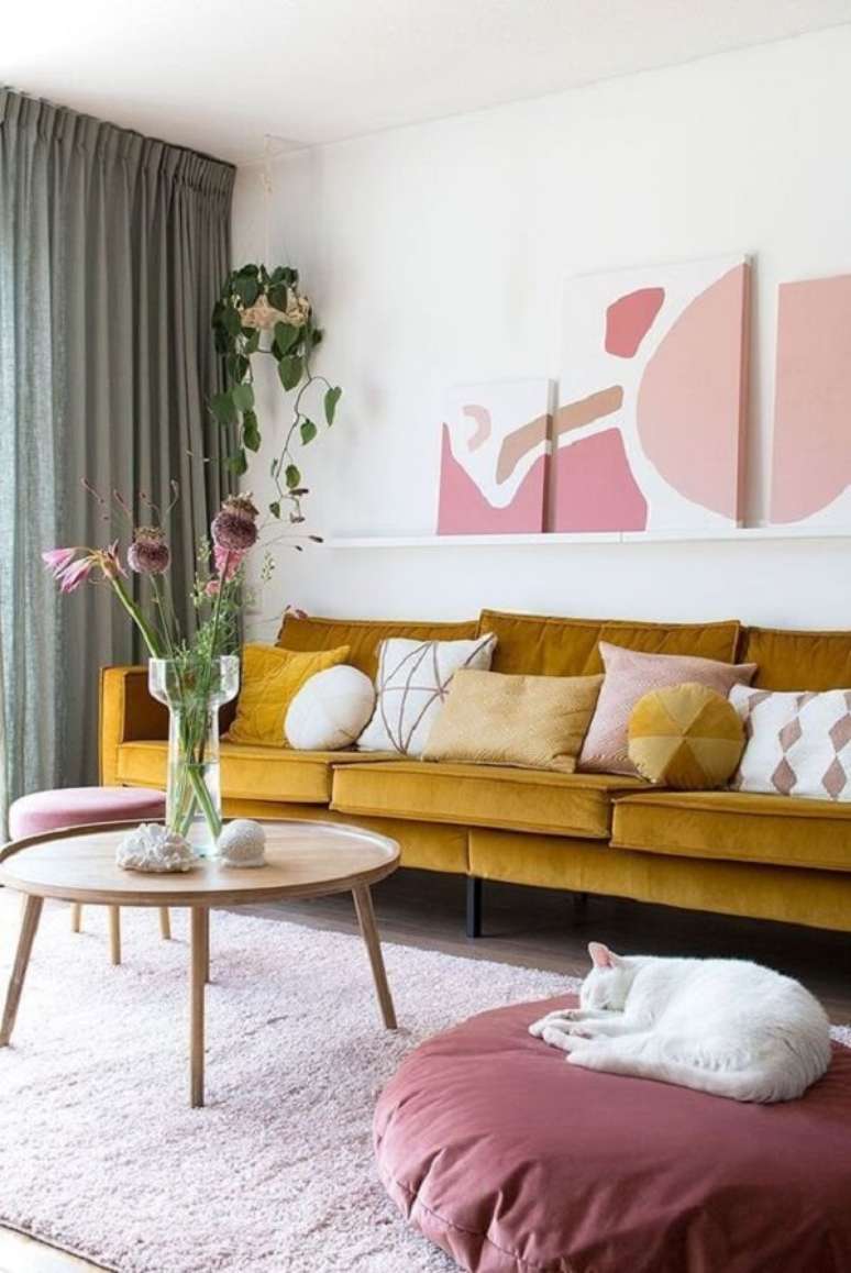 1. Cores que combinam com amarelo e rosa – Foto Season Sincolour