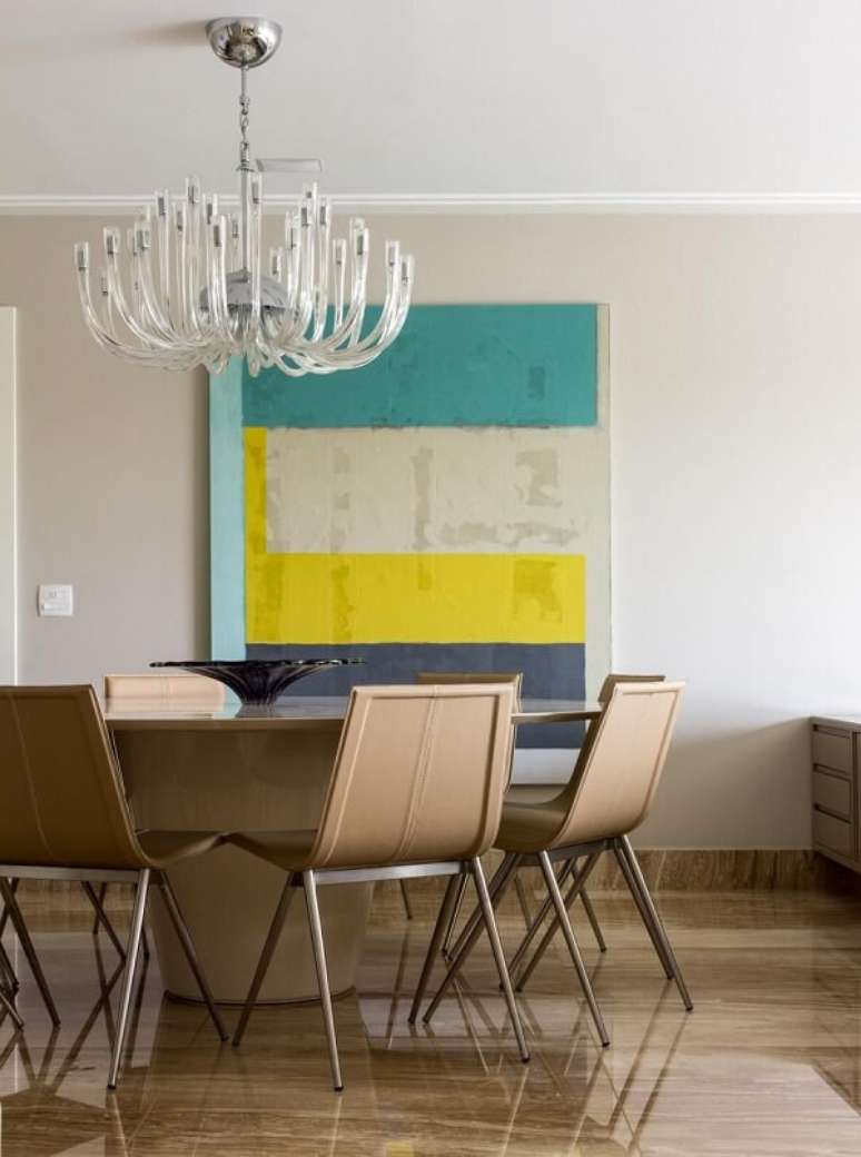 61. Sala de estar com cores que combinam com amarelo – Foto Marilia Veiga Interiores