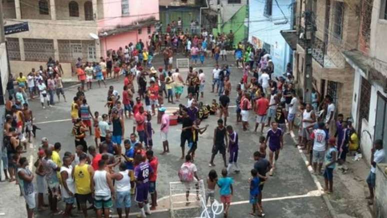 Largo da Gal&iacute;cia durante a semifinal.