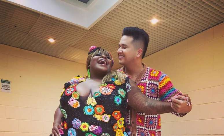 Jojo Todynho e seu professor de dan&ccedil;a