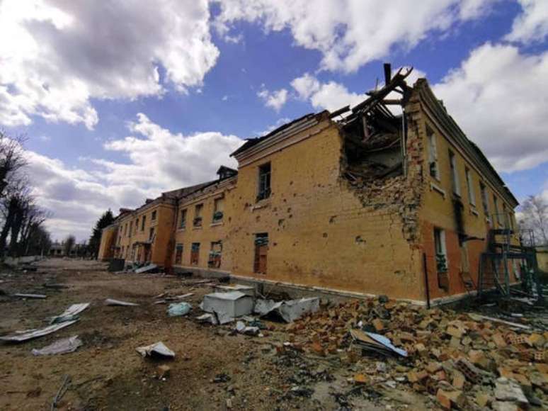 Aeroporto de Gostomel foi destruído pela Rússia