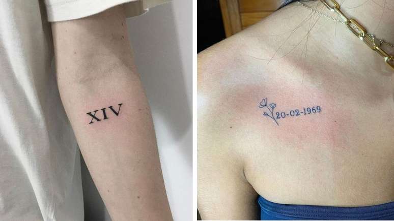 Tatuagem De Data Inspira Es Para Tatuar Dia M S E Ano