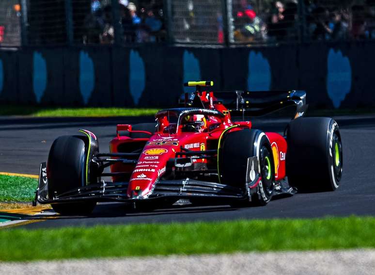 F1: Sainz coloca Ferrari na frente e lidera 1º treino do GP da Austrália, fórmula 1