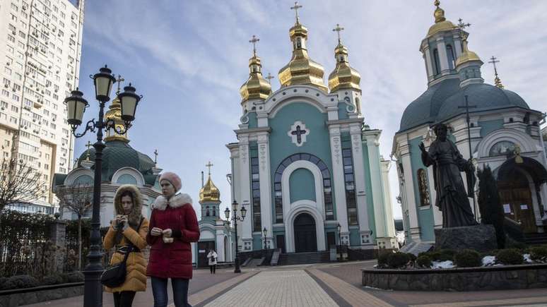 Kiev, a capital da Ucr&acirc;nia, tem um significado especial para a Igreja Ortodoxa Russa