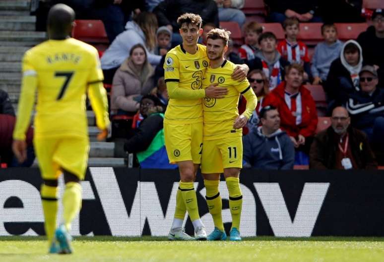 Chelsea passou o carro em cima do Southampton neste sábado (Foto: ADRIAN DENNIS / AFP)