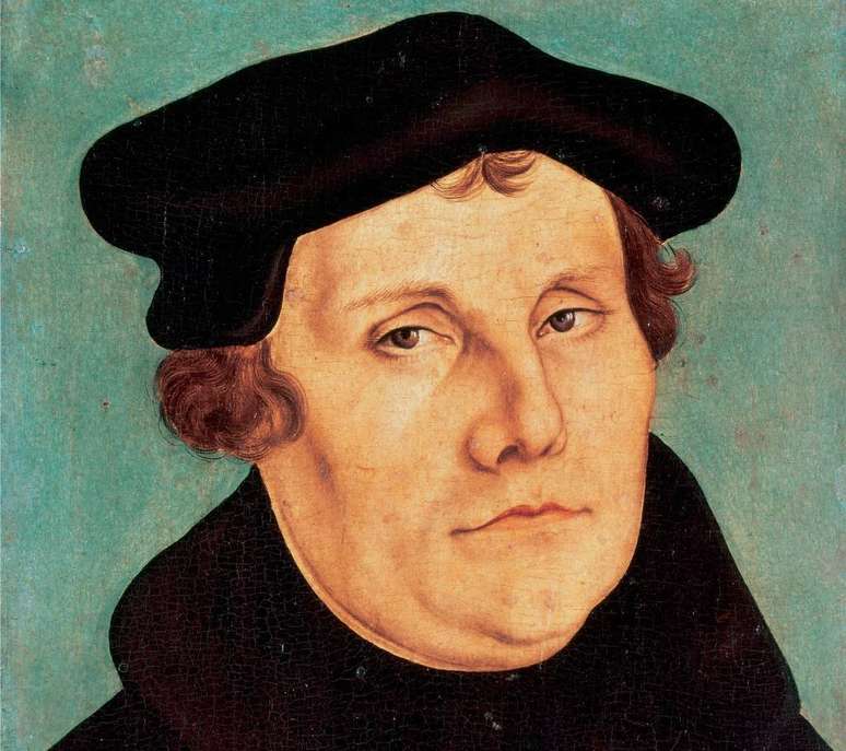 O monge alem&atilde;o Martinho Lutero (1483-1546), &iacute;cone da Reforma protestante, era torturado por seus pensamentos intrusivos (retrato feito por Lucas Cranach, o Velho, 1472-1553)