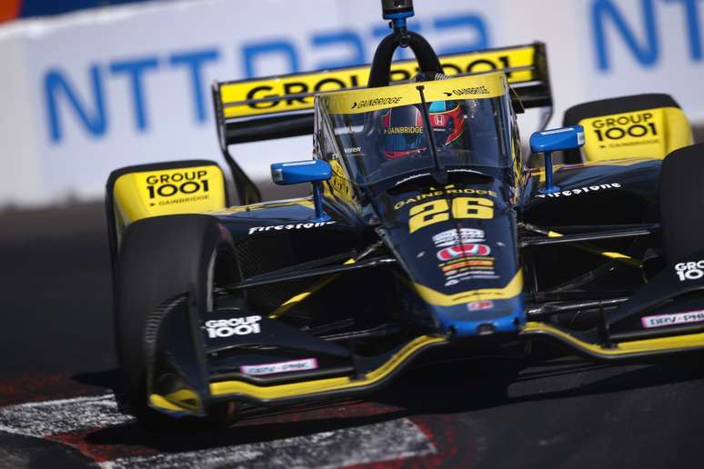 Colton Herta foi pole em Long Beach 