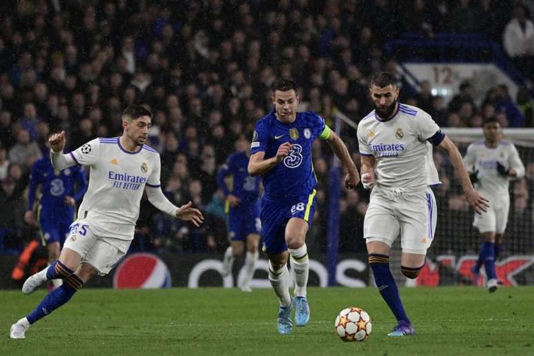 Real Madrid tem grande vantagem e pode perder por até um gol de diferença (Foto: JAVIER SORIANO / AFP)