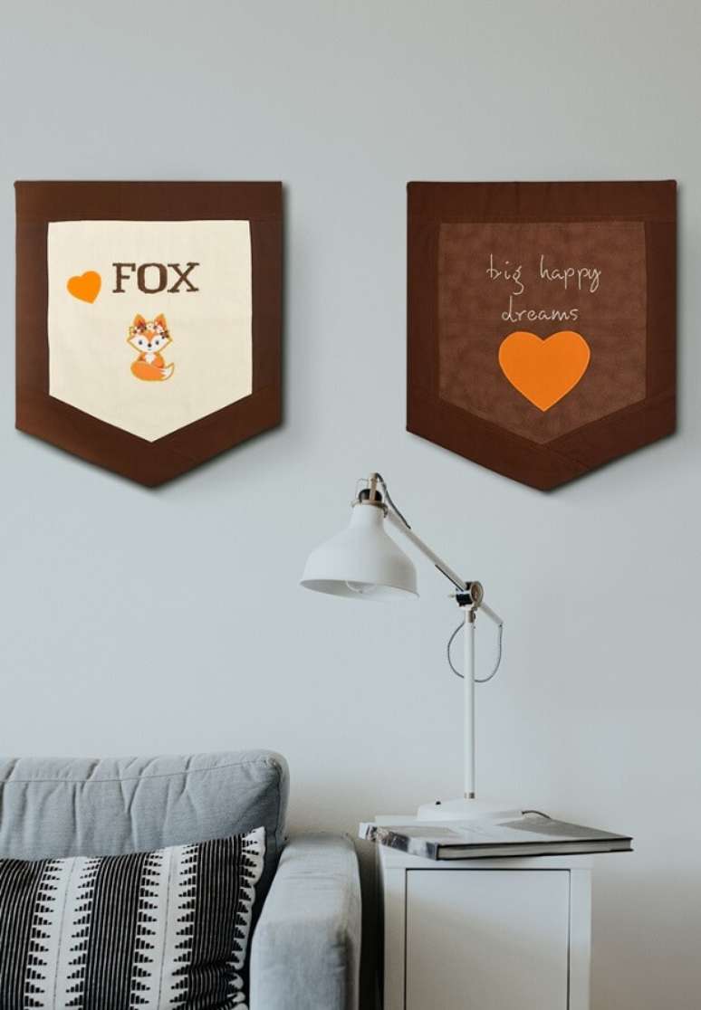 20. Parede decorada com fl&acirc;mulas artesanais &ndash; Foto: Circulo