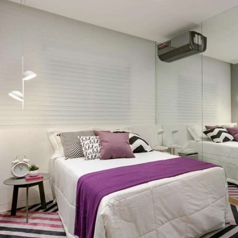 35. Carpete para quarto de casal colorido. Fonte: Thaisa Bohrer