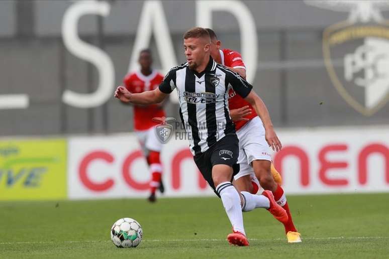 Lucas Fernandes estava no Portimonense (Foto: Divulgação/Portimonense)