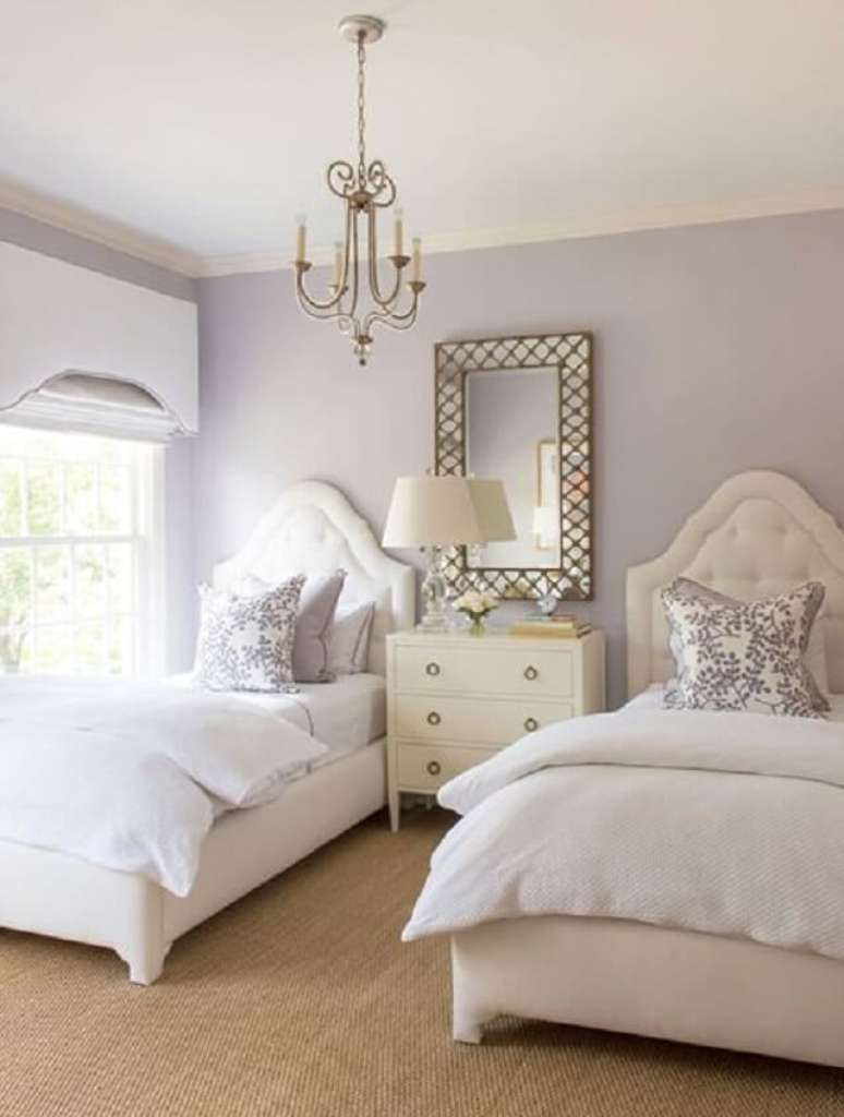 24. Modelo de carpete forra&ccedil;&atilde;o para quarto compartilhado. Fonte: Decor Pad