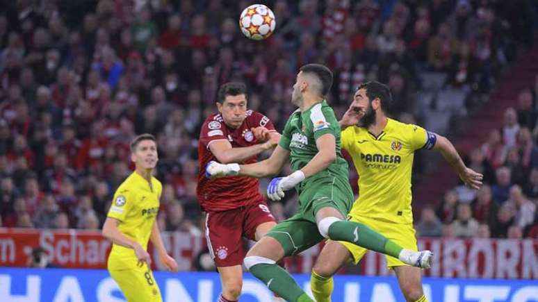 Villarreal conquistou classificação diante do Bayern de Munique (ALE) Foto: Jose Jordan / AFP