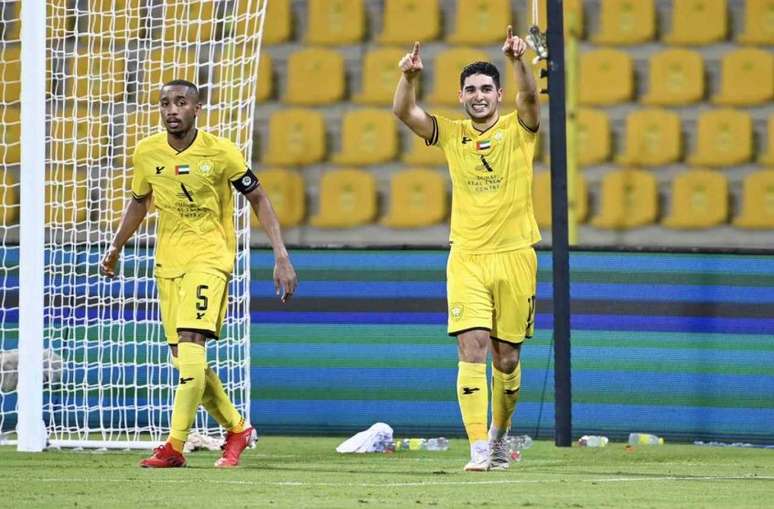 Michel Araújo vive boa temporada no Al-Wasl e está emprestado pelo Fluminense (Foto: Divulgação / Al Wasl)