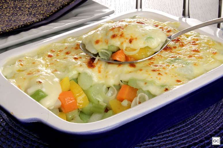 Gratinado de legumes – Foto: Guia da Cozinha