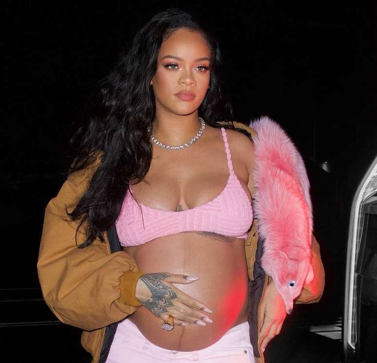 A cantora Rihanna estava grávida do seu primeiro filho, fruto da relação com o rapper A$AP Rocky.