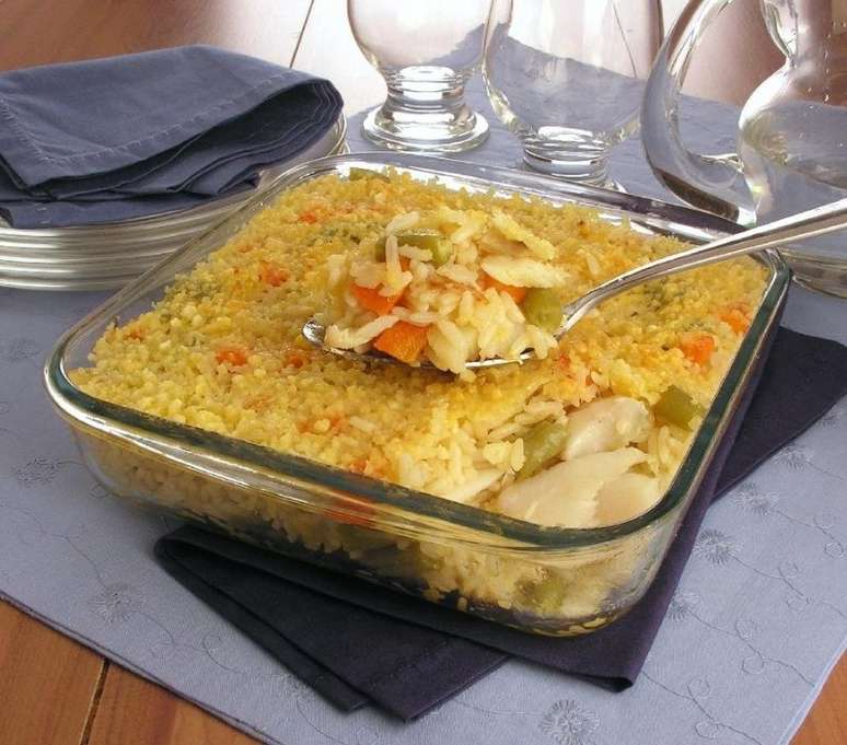 Arroz de bacalhau - Reprodução / Guia da Cozinha