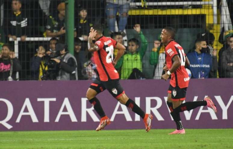 Rato fez o gol da partida (Foto: Marcelo Peralta/Twitter oficial do Atlético-GO)