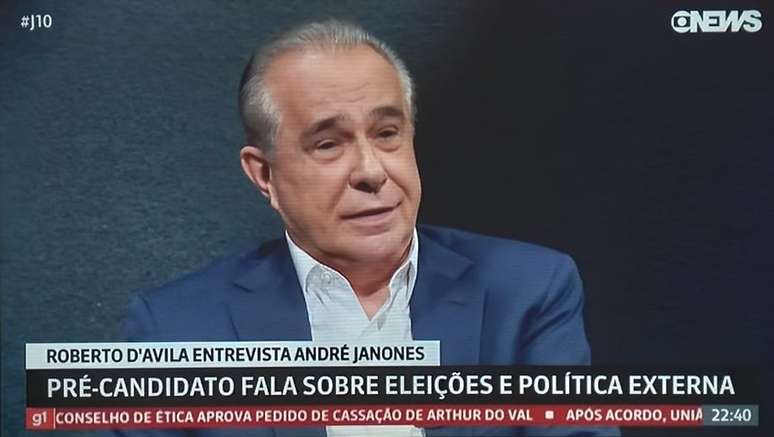 D’Ávila se mostrou decepcionado com o entrevistado