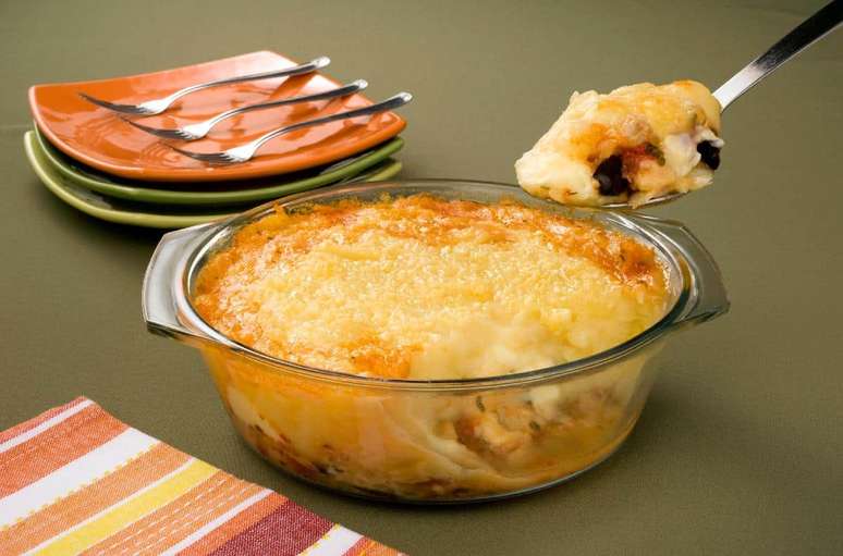 Escondidinho de bacalhau &ndash; Foto: Reprodu&ccedil;&atilde;o