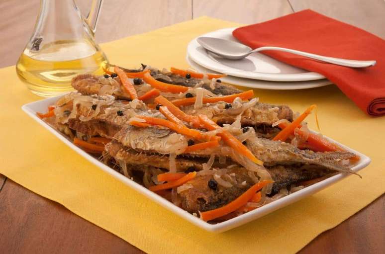Molho escabeche de sardinha &ndash; Foto: Reprodu&ccedil;&atilde;o