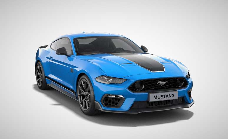 Ford Mustang Mach 1 Azul Estoril