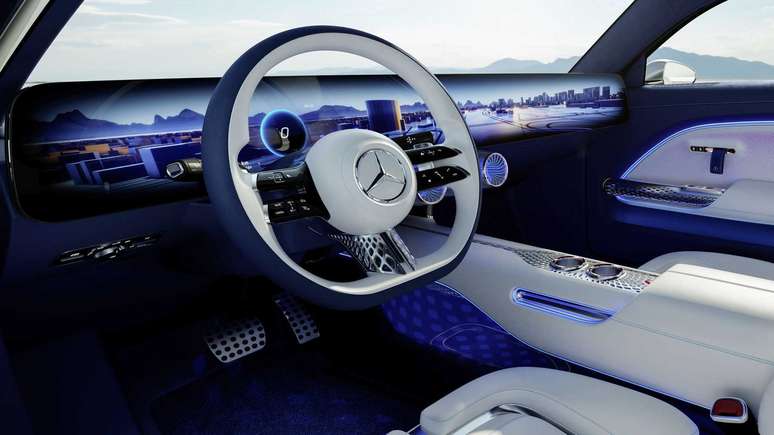 Interior do Mercedes-Benz Vision EQXX