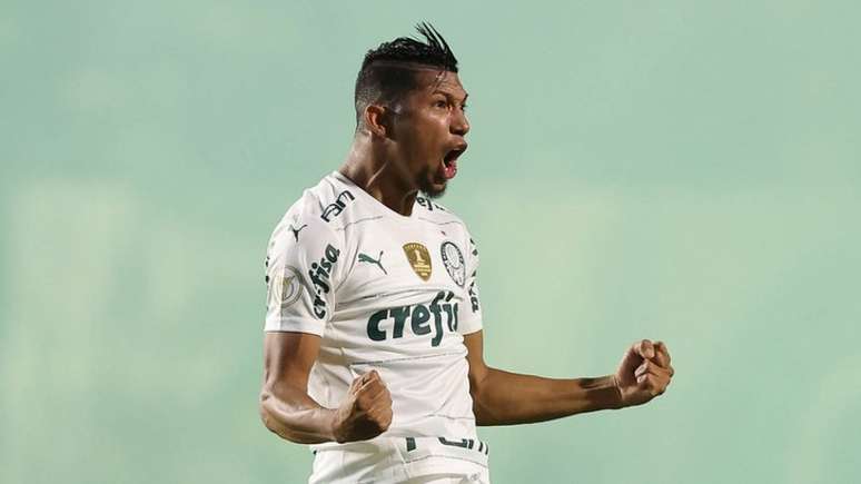 Rony marcou o gol de empate do Palmeiras aos 51 minutos do segundo tempo (Foto: Cesar Greco)