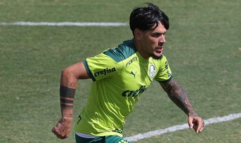 Gustavo Gómez falou sobre jogar fora de casa por um longo período (Foto: Cesar Greco/Palmeiras)