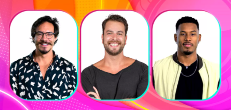 BBB22: Eliezer, Gustavo e Paulo André estão no 16º paredão