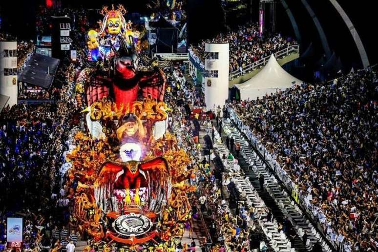 A Gaviões da Fiel tem quatro títulos do Carnaval em São Paulo (1995, 1999, 2002 e 2003) (Foto: Divulgação)