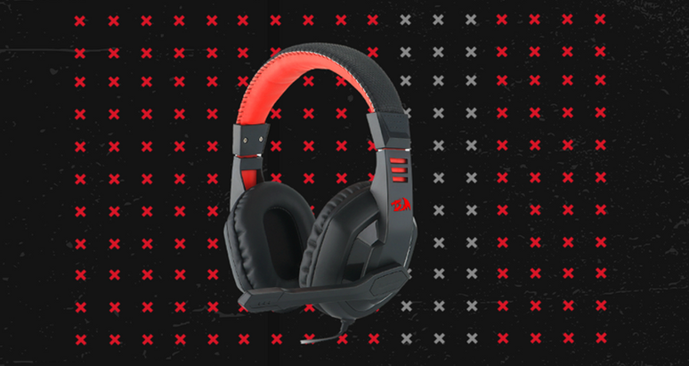 A Redragon é uma marca que até tem seus produtos top de linha que custam uma pequena fortuna, mas também tem outros bastante acessíveis e de qualidade, como o headphone Ares (imagem: Redragon/Divulgação)