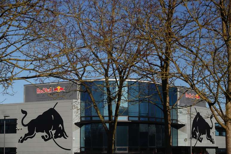 Sede da Red Bull em Milton Keynes: as obras da area de motores estão na fase final