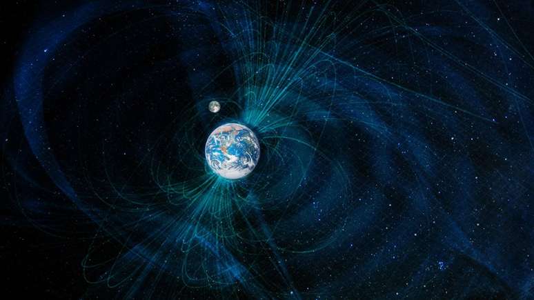 O campo magnético da Terra é 100 vezes mais forte que o da Via Láctea