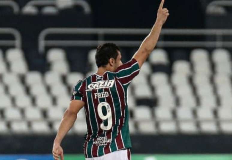 Fred celebra seu gol pelo Flu (Foto: Lucas Merçon/Fluminense FC)